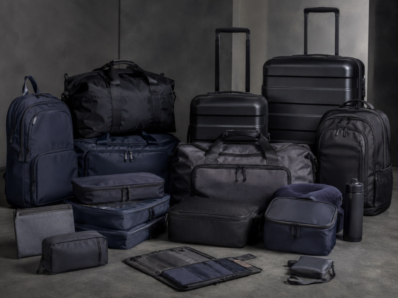 Private-label bags and travel goods assortment